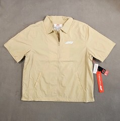 Formula 1 x PacSun Eco Team Zip Up Shirt Tan Size Large SOLD OUT