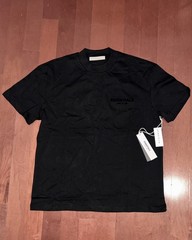 Essentials Men’s Black Logo Stretch Limo Short Sleeve Solid T-Shirt