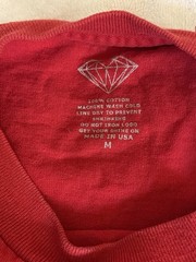 Diamond Supply Co NYC Never Sleep Vintage T Shirt Red Sz M 100 % Authentic