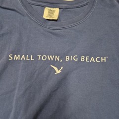 Gulf Shores T Shirt – Small Town, Big Beach Size Large Blue
