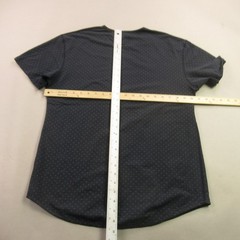 BYLT Shirt Mens Large Short Sleeve Crew Neck Outdoors Lightweight Casual Blue