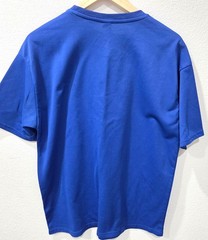 Shein Mens Royal Blue Oversized “New York” Theme Graphic Print Shirt Size S