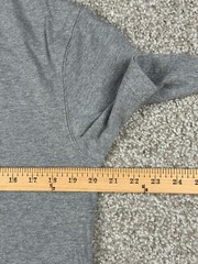 Duluth Trading Shirt Mens Medium Gray Short Sleeve Cotton Longtail Trim Fit