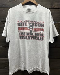 Vtg 1997 Iron Bite Mike Tyson vs Real Meal Holyfield Bite Nite II Men’s Sz XL (8