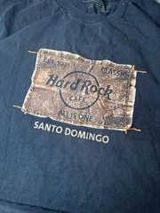 Hard Rock Cafe Santo Domingo All Is One Graphic T-Shirt Brown Large
