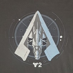 Destiny 2 Nolook Exclusive T-Shirt Adult Medium Black Gamer Bungie Loot Wear