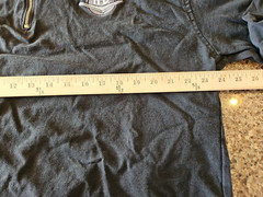 Harley Davidson 1/4 Zip Long Sleeve Shirt Men XXL Pullover Black Reno Nevada