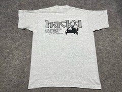 VINTAGE HACK’D Gray Sidecars Magazine FOTL Shirt Slim Medium Motorcycles