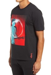 HUGO BOSS REGULAR Fit Black DREEN Cotton mens T-shirt MEDIUM