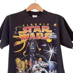Vintage Star Wars Classic Rebels Darth Vader Modern T-Shirt REPRINT Size Large