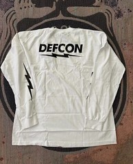 DEFCON GROUP LS CREW SHIRT BOLTS LOGO WHITE XL