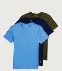 POLO RALPH LAUREN 3- PACK SLIM FIT COTTON CREW NECK UNDERSHIRT TEE MEN SIZE L