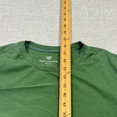 Mack Weldon Long Sleeve T-Shirt Mens Medium Green Tagless Crew Neck Basic Cotton