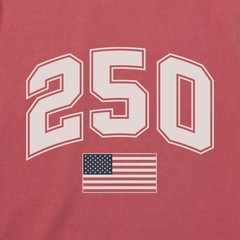 Life is Good. Men’s Bert’s 250 Flag Short Sleeve Crusher Tee, Faded Red