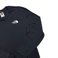 The North Face T-Shirt S Men’s Black Cotton Long Sleeve Walking Hiking Outdoors