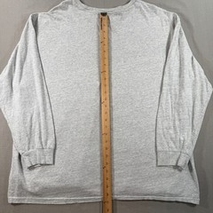 Polo Ralph Lauren Long Sleeve T Shirt Mens 2XB Big 2X Gray Crew Pony Tee
