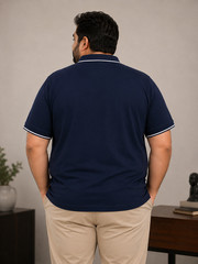 Polo T shirt for men cotton classic white,Blue oversize,Big Size 3xl,4xl,5xl,6xl