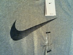 NEW NIKE Dri-FIT SPORTSWEAR “Jagged Edge Tee” MEN’S GREY T-SHIRT XL CZ9724-063