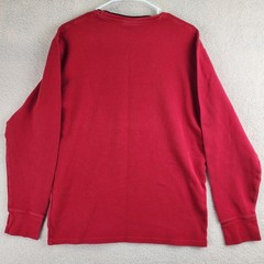 Polo Ralph Lauren Waffle Knit Thermal Shirt Mens XL Red Sleepwear Long Sleeve