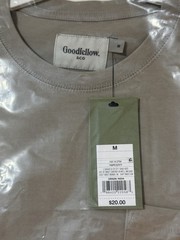 Goodfellow & Co Men’s Standard Fit Long Sleeve Pocket T-Shirt Taupe Size M
