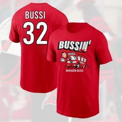 SALE! Brandon #32 Bussi 2026 Player Name & Number Gift For Carolina Fan S-5XL