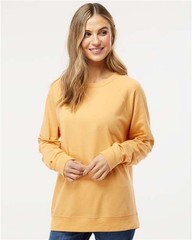 Independent Trading Co. Unisex Lightweight Loopback Terry Crewneck Sweatshirt