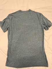 NWT American Rag Mens Small Blue Heather V-Neck T-Shirt Soft Tri Blend Tee