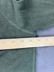 Faherty Shirt Mens Large Green Cloud Cotton Waffle Knit Thermal Long Sleeve
