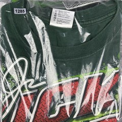 Dale Earnhardt Jr NASCAR Shirt Mens Large Chase Authentics AMP Energy Green Y2K