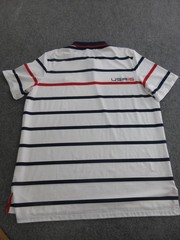 USA 2016 Ryder Cup Polo Shirt Mens XL White Golf RLX Ralph Lauren Stripe