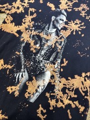 Pink Trustfall Tour Graphic T-Shirt Bleach Wash Black Small Concert Merch