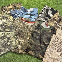 VTG Realtree Mossy Oak Camouflage T-Shirt Men’s Mixed Size Lot of 10 Hunting 90s