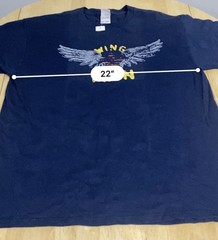 Wing Man New With Tags Shirt XL 22×30 Short Sleeve Blue Bro Code Dating