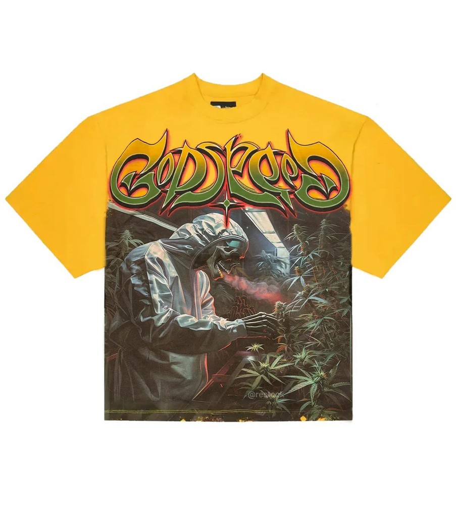 Godspeed “Indoor Gelato” Yellow T-Shirt SIZE L