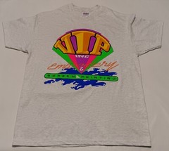 Hanes Beefy XL T-Shirt VIP Inc Embroidery & Screen Printing Advertising Grey