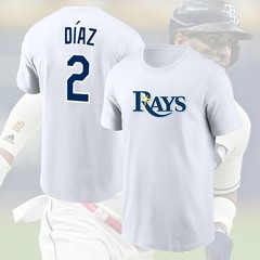 SALE HOT! Yandy Díaz #2 Tampa Bay Rays 2026 Name & Number Gift For Fans