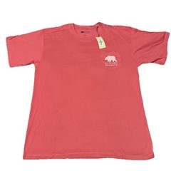 NWT Onward Reserve Abraham Lincoln Pocket Tee Washed Salmon Cotton Large
