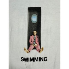 Mac Miller Swimming Album Graphic T-Shirt White Mens Large Tracklist