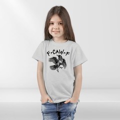 Black Crow FCAWF F-Caw-F Funny Gothic Crow Dance Meme T-Shirt