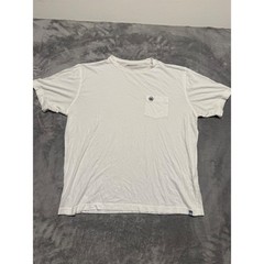 Peter Millar T-Shirt Mens XL White Seaside Cotton Modal Pocket Short Sleeve