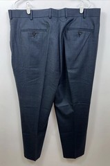 NWT Stafford Men’s 42 x 30 Classic Fit Flat Front Blue Travel Trouser Pants $70