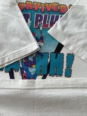 Vintage 90s Disney Blizzard Beach I Survived Summit Plummet White T-shirt
