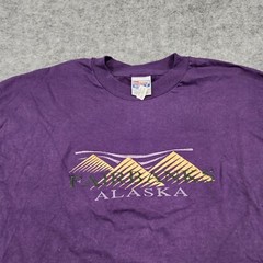 VTG 90s Fairbanks Alaska Pyramids Mens XL Deadstock Tourist Destination T Shirt
