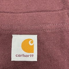 Carhartt Original Fit Long Sleeve T-Shirt Men’s XL Crew Neck Pocket Burgandy New