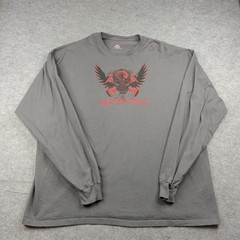 Matco Tools Shirt Mens 3XL Long Sleeve Skull Graphic Tee Tagless Crewneck Casual