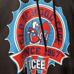 ICEE Classic Cup Retro Black Hoodie Port And Company XL