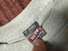 MENS USED VINTAGE 90S SINGLE STITCH CIGAR SMOKING SHIRT SIZE XL