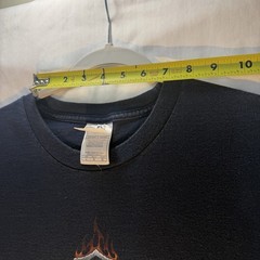 Vintage Orange County Choppers Flames Long sleeve Shirt 2000s Blue Longsleeve