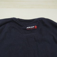 Ariat Shirt Mens Extra Large Blue Henley FR Fire Resistant Cat 2 Workwear