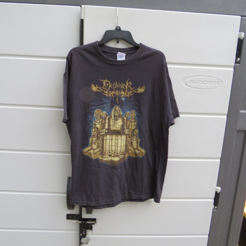 Rare Dethklok Metalocalypse T-Shirt L Cartoon Network Adult Swim Metal Band-Used